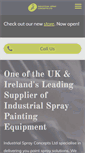 Mobile Screenshot of industrialsprayconcepts.co.uk